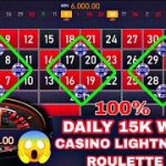 CASINO LIGHTNING ROULETTE STRATEGY| DAILY 15K WIN CASINO ROULETTE| TODAY BIG WIN| 100% WIN | INDIAN