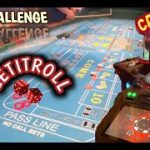 LIVE CRAPS #13!!! – $200 CHALLENGE!  EXTREME PROBABILITY BUBBLE CRAPS – LET’S GET IT!!!