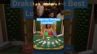 Drake Has The Best Luck Ever On Blackjack! #bigwin #drake #blackjack #biggestwin