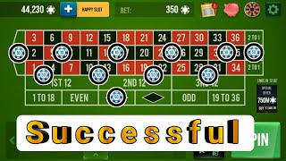Successful Strategy 🤗👍 || Roulette Strategy To Win || Roulette Tricks