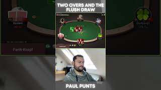 Two Overcards + Flush Draw = NUTS?!? #ggpoker #pokerstrategy #poker #cashgamepoker #shortsfeed