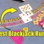 My BEST BLACKJACK RUN YET With $7,200 Buy-In!