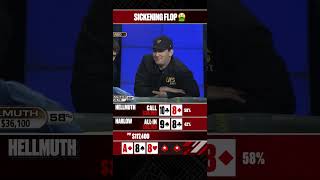 Phil Hellmuth & An Amateur BOTH FLOP TRIPS #AmateurVsPro #RussHarlow