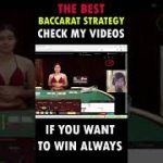 paano manalo sa online baccarat live casino #shorts