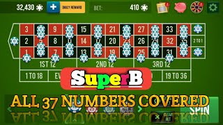 All 37 Numbers Covered || Roulette Strategy To Win || Roulette Tricks