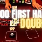 🔴BLACKJACK! 💥$500 FIRST HAND DOUBLE DOWN! 📢NEW VIDEO DAILY!