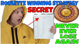 Roulette Winning Strategy That Never Ever Loses.
