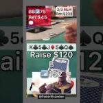 A10 off – he almost folded that! – 2/3 NLH – #pokerbrandon #poker #pokerstrategy  #pokerreels #aa