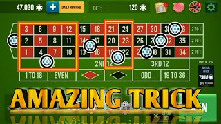 We Are Happy To Create An Amazing Trick 👍 || Roulette Strategy To Win || Roulette Tricks