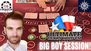 🔴 ULTIMATE TEXAS HOLD EM! 📢BIG WIN! $1900 BUY IN!