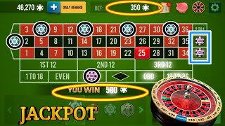 100% JACKPOT  🌹 || roulette Strategy To Win || Roulette Tricks