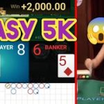 EASY 5K USING ESKALERA/MARTINGALE STRATEGY FUCOS ON PLAYER SHOE