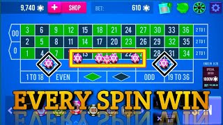 Every Spin Win 🌹🌹 || Roulette Strategy To Win || Roulette Tricks