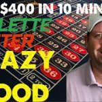 CRAZY GOOD NEW WINNING ROULETTE STRATEGY(WON $400 IN 10 MINUTES)