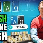 How To CRUSH Online CASH Games [Poker Play & Explain 1000NL]