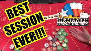 Ultimate Texas Hold’Em in Las Vegas! Our BEST SESSION EVER!!!