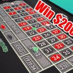 Only need 3 Bet to win $200 w/ this Roulette System