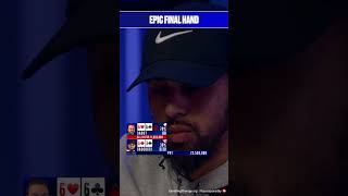 An EPIC FINAL of EPT Prague 2022 🏆 #FinalHand #EPTPrague