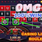 CASINO LIGHTING ROULETTE STRATEGY AND TRICKS| TODAY BIG WIN CASINO ROULETTE| DAILY EARNING GAME 🎮🎯|