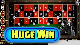 🍒 Roulette Huge Winning | Roulette Strategy to Win