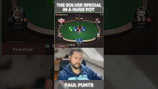 I like to get splashy when I’m deep #ggpoker #pokerstrategy #poker #shorts #paulpunts #cashgamepoker