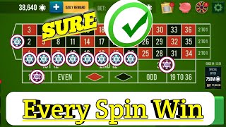 Sure Every Spin Win || Roulette Strategy To Win || Roulette Tricks