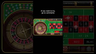 NUMBER 1 ROULETTE STRATEGY WHERE YOU CAN QUICKLY WIN MONEY