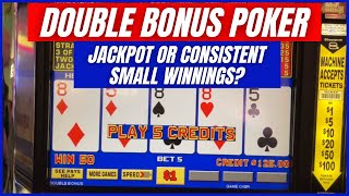 I tried this video poker strategy to play longer and earn more points for comps. Jackpot vs Playtime