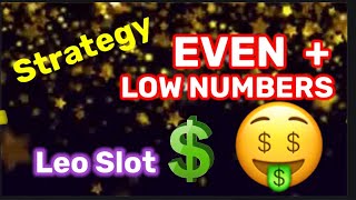 ROULETTE STRATEGY – INCREDIBLE WIN WITH “ EVEN & LOW NUMBERS ONLY – $$$ 😎