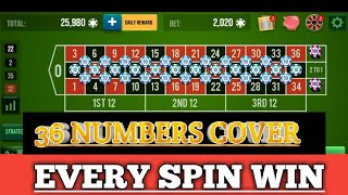 Every Spin Win 🌹 || Roulette Strategy To Win || Roulette Tricks
