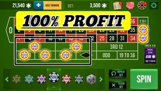 100% Profit 🌹🌹 || Roulette Strategy To Win || Roulette Tricks