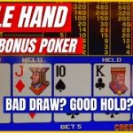 Single Hand Double Bonus Poker | Full Pay Video Poker Strategy Session