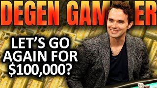 Alan Keating Prop Bets $100,000 On Each Flop @HustlerCasinoLive