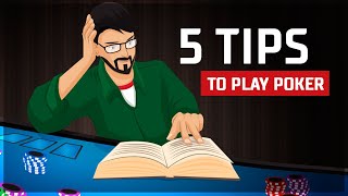 5 Tips  to Play Poker with NO investments