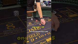 One unit press on #craps #casinotips