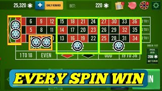 every Spin Win 🌹🌹 || Roulette Strategy to win || Roulette Tricks