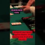 Black Jack Tips #blackjack #casinogames #tablegames #casinotips #shorts #fyp #dealer