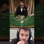 Adin Ross Goes All In And Wins On Blackjack!!!! #casino #gambling #gamblingclips #onlinecasino