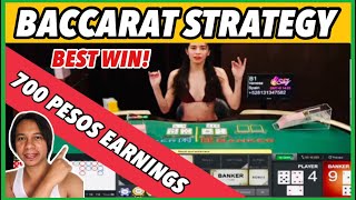 700 PESOS EARNINGS – THE BEST WINNING BACCARAT STRATEGY – BACCARAT PATTERN ANALYSIS