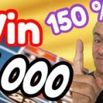 1,000 in FEW SPINS – ROULETTE STRATEGY – Leo Slot $ – ABOUT 150 % Up