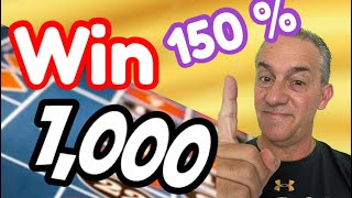 1,000 in FEW SPINS – ROULETTE STRATEGY – Leo Slot $ – ABOUT 150 % Up