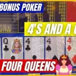 I played this video poker strategy and I got 4 of a kind in Las Vegas.  Small Jackpots are great.