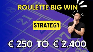 Roulette Strategy | Roulette strategy to winroulette strategy to win | 225 € to 2400 €