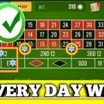 Every Day Win 🌹 || Roulette Strategy To Win || Roulette Tricks