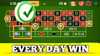 Every Day Win 🌹 || Roulette Strategy To Win || Roulette Tricks