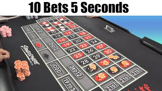 I made 10 bets in 5 Second every Spin