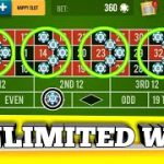 Unlimited Win Strategy 🌹 || Roulette Strategy To Win || Roulette Tricks