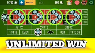 Unlimited Win Strategy 🌹 || Roulette Strategy To Win || Roulette Tricks