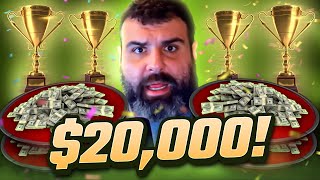 4 FINAL TABLES In 1 Session For OVER $20,000?!