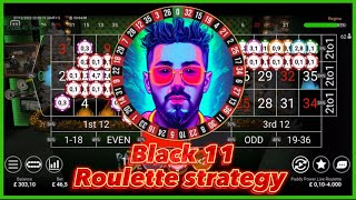 Another crazy session with BLACK 11 roulette strategy 🤑 Fast profit